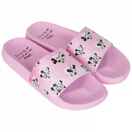 Disney Mickey and Minnie Sweethearts Women's Flip Flop Slides